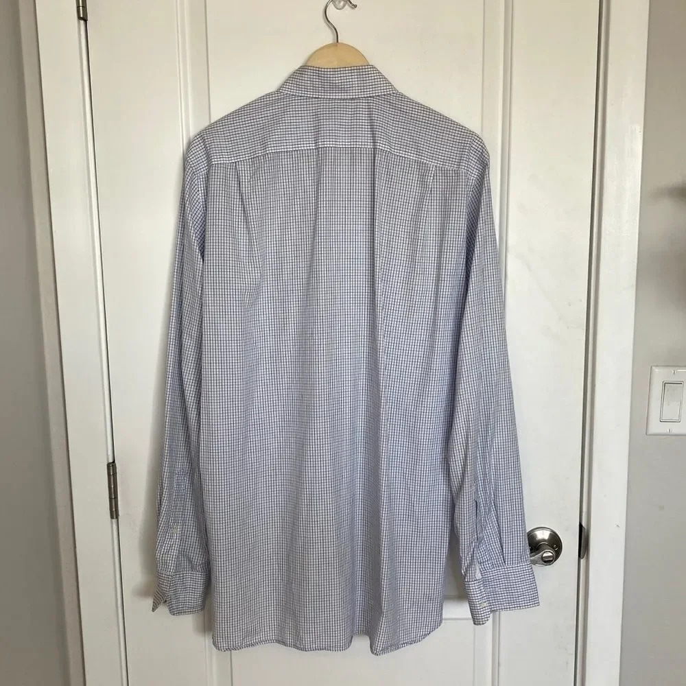 J. Crew Men’s Plaid 2Ply Button Up Dress Shirt LT - Picture 5 of 5